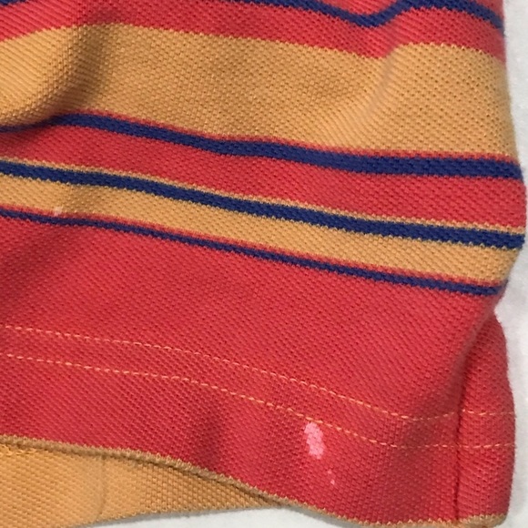 Vintage Girbaud Striped Polo Short Sleeves 2XL - Picture 9 of 9